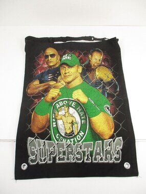 WWE John Cena, The Rock, Undertaker Superstars Heavy Material Tote Bag